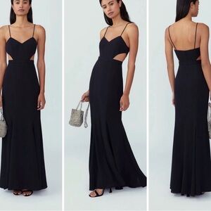 Fame and Partners Elegant bay blue  Maxi Dress